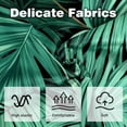 thumbnail image 3 of Tropical Jungle Palm Leaves Velvet Throw Pillow Covers Set of 2 with Unique Patterns for Bed and Sofa, Available in 16x16, 18x18, and 20x20 Inches for Various Occasions, 3 of 6