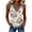 Khaki, variant on Casual Style Sleeveless Tank Tops for Women Fashion Patriotic Stars And Stripes Print Denim Trim Tank Tops V Neck Summer Vest Shirts 1776-2026 Memorial Top ( Color Red Size L )