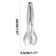 thumbnail image 3 of Pinza para alimentos de acero inoxidable 201 | Utensilio multiusos para cocina y servir pan, carne y postres | Mango de 20 cm con orificio para colgar, 3 of 4