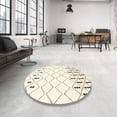 thumbnail image 4 of Ahgly Company Machine Washable Indoor Rectangle Contemporary Parchment Beige Area Rugs, 6' x 9', 4 of 7