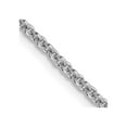 thumbnail image 4 of FJC Finejewelers 14 kt White Gold Round Cable Chain 16 Inches x 1.8 mm, 4 of 7