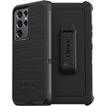 thumbnail image 1 of OtterBox - Funda para Galaxy S21 Ultra 5G (Solo no Compatible con tama&ntilde;os no Grandes o Grandes), Color Negro, Resistente y Duradero, con protecci&oacute;n de Puerto, Incluye Otterbox NA, 1 of 8
