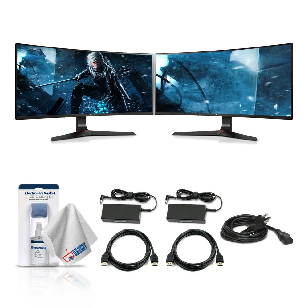 Dual Monitor Bundle LG 34GL750B 34 Inch 144 Hz 219 UltraWide Gaming