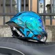 thumbnail image 2 of Casco de motocicleta abatible hacia arriba con doble espejo trasero grande, para las cuatro estaciones, de cara completa, para carreras de motos, motocross, lentes de visión nocturna, 2 of 5