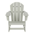 Westintrends Malibu Rocking Chair Outdoor, All Weather Resistant Poly
