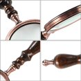 thumbnail image 3 of Lupa de Mano JM Cobre Antiguo 10X con Mango de Madera y Vidrio Real, 3 of 5
