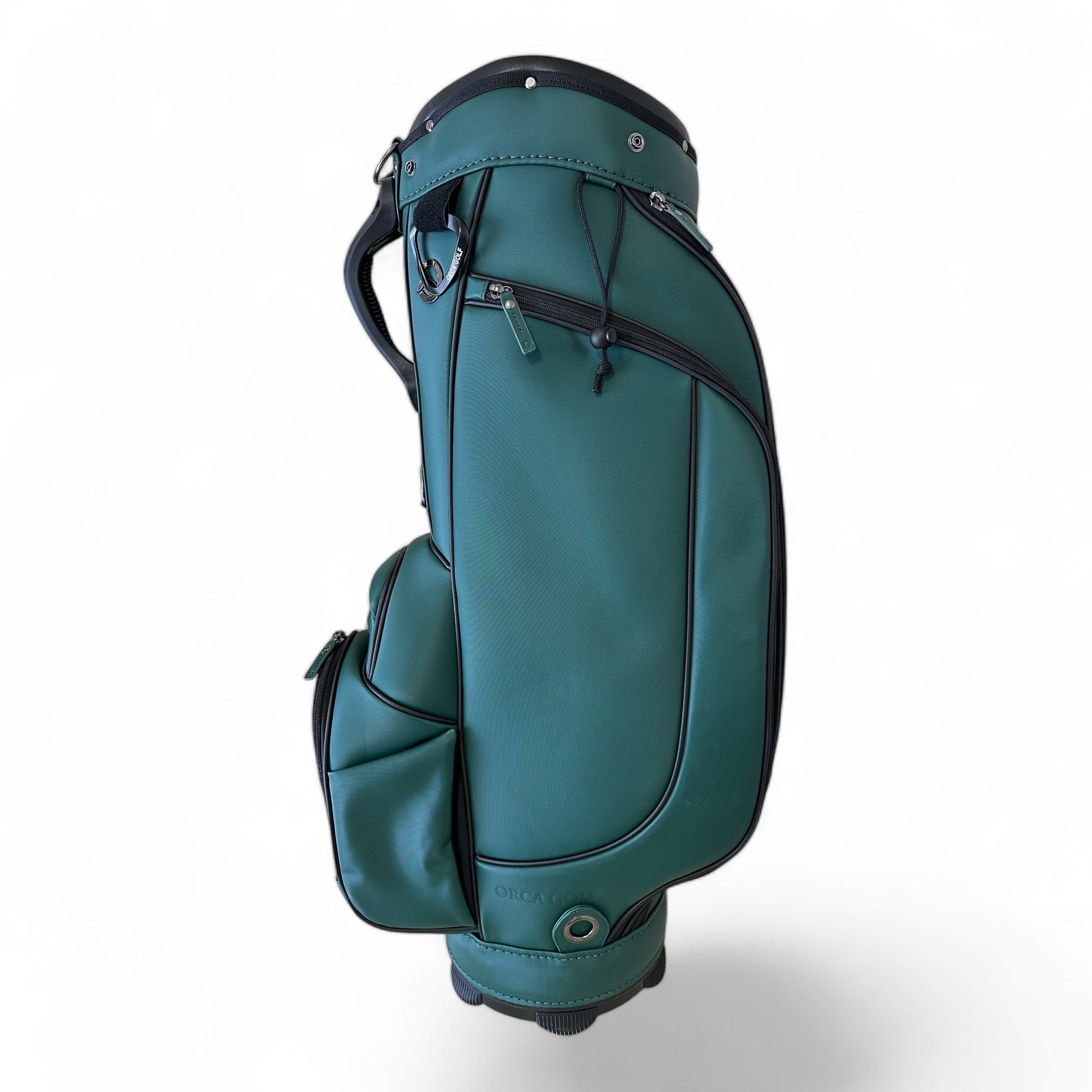 NEW Orca Golf SpyHop Synthetic Leather Cart Bag 6-Way Top - Deep Sea Emerald