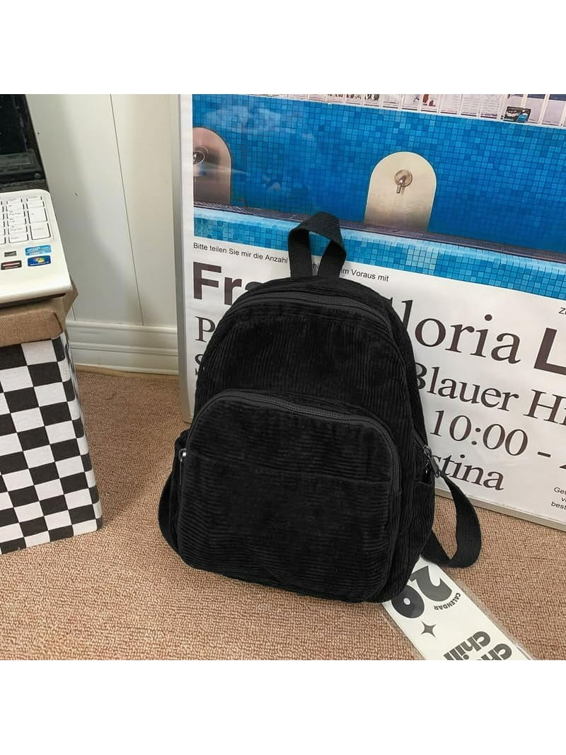best mini backpack purse for travel Small Mini Backpack Purse for Women Travel Corduroy Bag for Women Cute  Aesthetic