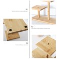 thumbnail image 2 of Please Check If There Are Any Missing Boards When Incoming Goods Bamboo Desktop Flower Stand, Plant Stand, Kitchen Spice Rack, Packaging Size 37x13x3cm, 2 of 8