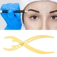 thumbnail image 1 of Eyebrow Golden Ratio Ruler, Eyebrow Ruler 3 Point Position  for Brow Extensions Gold,Rose Gold,Black, 1 of 7