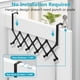 thumbnail image 2 of Ganchos para colgar sobre la puerta, perchero para puerta, organizador de armario, toalleros para puerta de baño, percha para ropa, estante para puerta de dormitorio, ganchos para puerta de cocina, 2 of 7