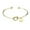 R, variant on Heart Shaped Open Bracelet for Women Adjustable Knotted Letter Jewelry Gift