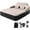 Queen, variant on Twin Size Air Mattress with Headboard and Pump,Blow Up Mattress Inflatable Bed with Pillows