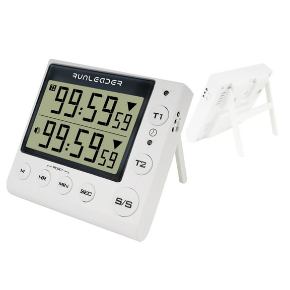 Runleader Digital Display Countdown Timer Clock Aloud Alarm for Kitchen Cooking Exercise Rest