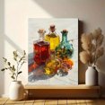 thumbnail image 6 of Oil & Vinegar Bottles Canvas Print Wall Art for Kitchen Dining Room Bar Restaurant, 6 of 8