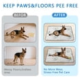 thumbnail image 6 of Floral Design Washable Dog Pads 2-Pack 48x48 Inch Reusable Potty Training Mats, Highly Absorbent Puppy Floor Protection for Large Crate Use, 6 of 8