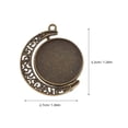 thumbnail image 2 of unbranded 20Ud Accesorios Para Joyería DIY Bandejas De Redondas En Aleación Resistente, 2 of 8