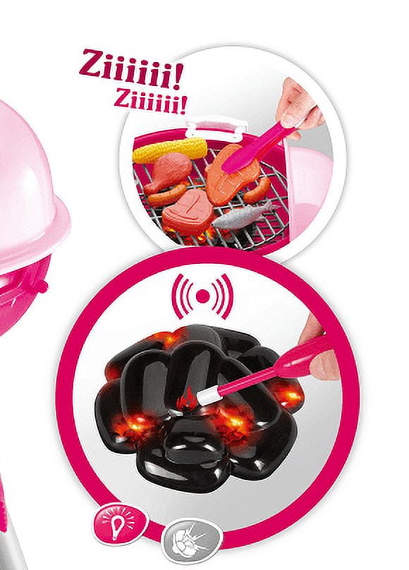 PlayWorld Pink BBQ Grill PlaySet Toy