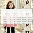 thumbnail image 3 of NAISIBABY Girls Faux Fur Coat, Hooded Fluffy Thermal Lined Double-Breasted Winter Fashion Warm Coat White 13T, 3 of 7