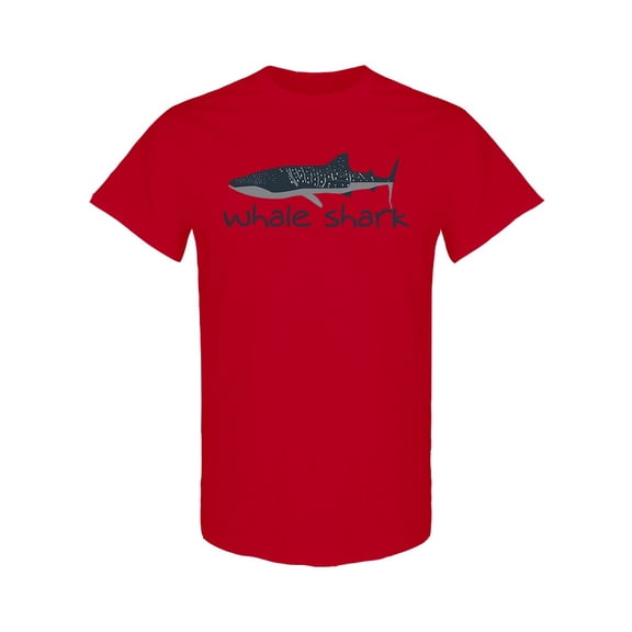 Whale Shark Design T-Shirt Men -Image by Shutterstock, Male x-Large