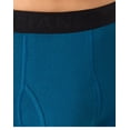 thumbnail image 4 of Hanes Ultimate Underwear Boxer Briefs Pack - 4-Pack - ComfortSoft Moisture-Wicking Cotton Black/Gray/Stripe/Teal L Men's, 4 of 8