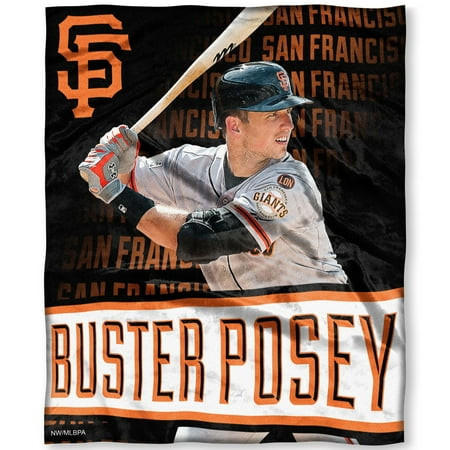 San Francisco Giants Pictures Buster Posey San Francisco Giants The Northwest Company 50'' x 60'' Silk Touch Players Throw - No Size ()