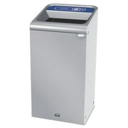 Rubbermaid Commercial Configure Indoor Recycling Trash Can, 23 gal, Stainless Steel, Paper by RUBBERMAID COMMERCIAL PROD.