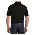 thumbnail image 2 of Yellow Rooster Men's Micropique Sport-Wick Pocket Polo Black XS, 2 of 8