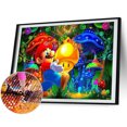 thumbnail image 2 of Cuadros Decorativos Kits de pintura de diamantes DIY de Mario taladro redondo completo decoración de pared 40x30cm (A5586) Likrtyny embutido en tela, 2 of 8