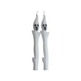 thumbnail image 2 of 2 PCS Halloween Room Decorations，Hand-Dipped Ritual Candles Halloween Ghost Stick Candle,Halloween Decoration Gifts for Friends(White), 2 of 4