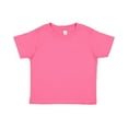 thumbnail image 4 of Rabbit Skins - Toddler Cotton Jersey Tee - 3301T - Hot Pink - Size: 4T, 4 of 4