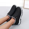 thumbnail image 3 of Oyedens Womens Winter Snow Boots Waterproof Plush Lined Warm Work Ankle Booties for Old Women, 3 of 7