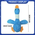 thumbnail image 4 of Indestructible Squeaky Duck Dog Toy, Durable Plush Chew Toys for Aggressive Chewers, Robust Squeak Toy for Large Small Dogs, Keeps Them Busy, Blue, 4 of 9