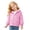 Pink1, variant on Toddler Girls Jacket Lightweight Hooded Windbreaker Kids Water-Resistant Light Rain Jacket Print Outwear