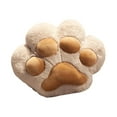 thumbnail image 2 of Cojín con forma de pata de gato, manta y almohada. Juego de almohadas versátil, ideal como regalo de cumpleaños o para el sofá. Marrón claro, 2 of 9