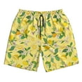 thumbnail image 5 of Goofa Lemon (2) Printed Mens Swim Trunks Summer Quick Dry Short Beach Swimwear Bathing Suits-Small, 5 of 9