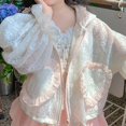 thumbnail image 2 of Vedolay Tops for Girl Girl Sequin Jacket Zipper Outwear Kid's Long Sleeve Coats,Pink 2-3 Years, 2 of 5