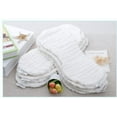 thumbnail image 4 of Baby Diapers,Topboutique Reusable Soft 12 Layers 10 Pack Inserts for Baby Cloth Diaper Absorbent & Breathable Liners, Washable Liners（14.2x5.9in,White）, 4 of 8