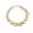 Gold Section 1, variant on CCB Big Ball Beads Necklace with Heart Pendant Clavicle Chain Exaggerated Choker