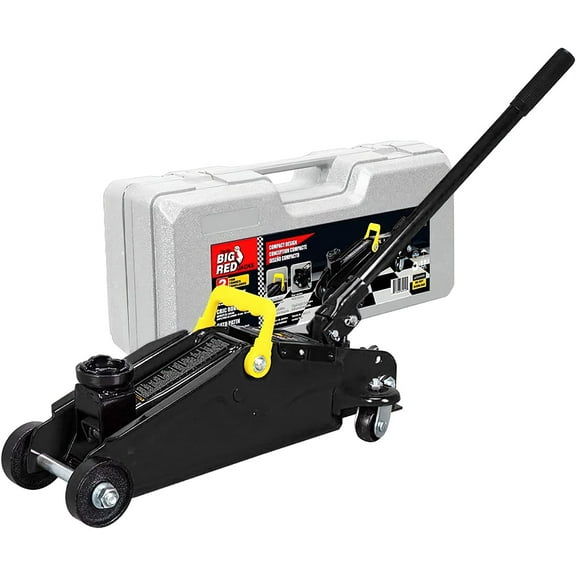 Torin 2 Ton Hydraulic Floor Jack Trolley  Car Jack with Protable Storage Carrying Case,Black,W8202B