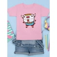 thumbnail image 3 of Happy Buffalo T-Shirt Juniors -Image by Shutterstock,  Large, 3 of 4