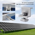 thumbnail image 1 of Soporte de panel solar de techo de 4 piezas Soporte de panel solar de aleación de aluminio para techo de hojalata plana Ndcxsfigh Libre de BPA, 1 of 3