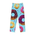 thumbnail image 4 of Xecao Donuts Men's Straight Lounge Pajama Pants: The Ultimate in Comfortable Sleepwear, 4 of 9