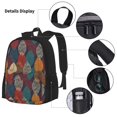 thumbnail image 3 of Pofeuu Autumn Leaves Print Backpack Travel Backpacks With Lunch Bag Pencil Bag Set 3 pcs Set Cartoon Backpack, 3 of 7