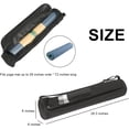 thumbnail image 2 of Full-Zip Exercise Yoga Mat Carrier Bag with Adjustable Shoulder Strap for Women, Sports Equipment Storage (BLack), 2 of 9