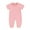 Pink, variant on Bagilaanoe Newborn Baby Girls Boys One-pieces Short Sleeve Jumpsuit 3M 6M 12M 18M Infant Romper Summer Casual Clothing