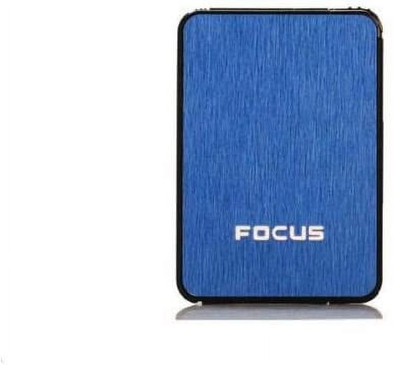 focus ultra thin cigarette case Automatic Box with Windproof Lighter Focus Ultra-Slim Cigarette Case with