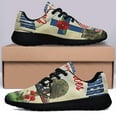 thumbnail image 3 of Veteran Memorial Day Always Remember Our Heroes Remember Soldiers Shoes Sneakers Black Size 12, 3 of 7