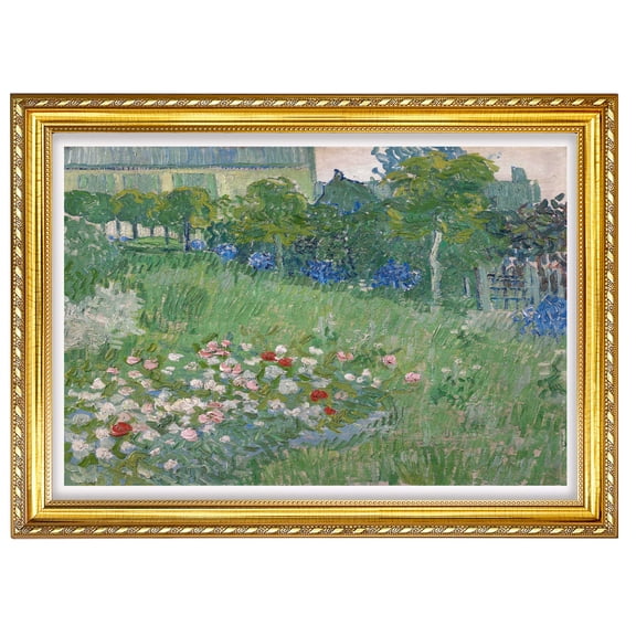 Van Gogh Framed Wall Art Print Daubigny's Garden Wall Decor Vintage Art Room Decor