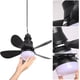 thumbnail image 2 of Ventilr de Techo con Luz Led Control Remoto, 30W, Foco Abanico de Techo Pequeño Silencioso 3000-6500K, E26/E27, 2 of 3